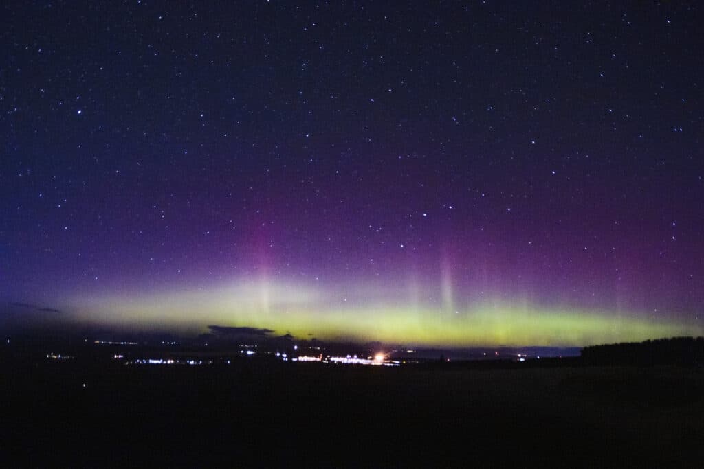 aurora borealis – dark skies of Moray
