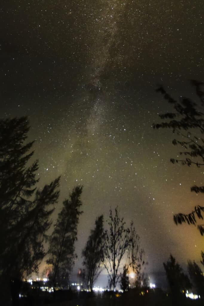 The Milky Way from Califer Viewpoint – dark skies