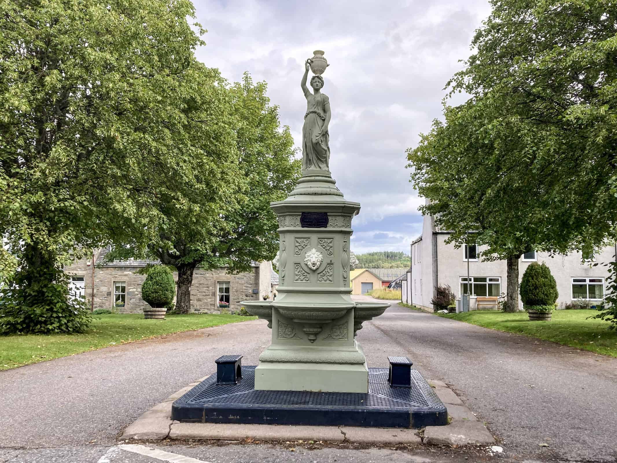 Fountain at the centre of the village